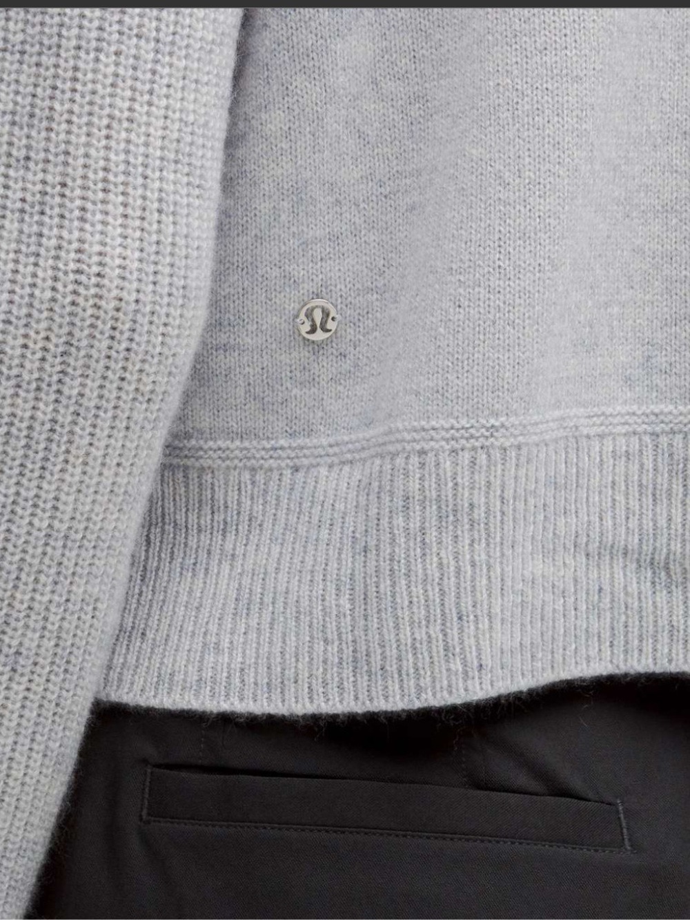 LULULEMON CASHMERE SLIM-FIT CARDIGAN SIZE XL - Picture 3 of 12
